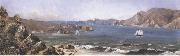 Percy Gray The Golden Gate Viewed from San Francisco (mk42) oil painting on canvas